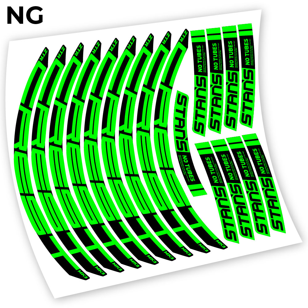 Autocollant, Notubes ZTR Crest MK3 2018, autocollant Mountain Wheel Vélos Vinyle