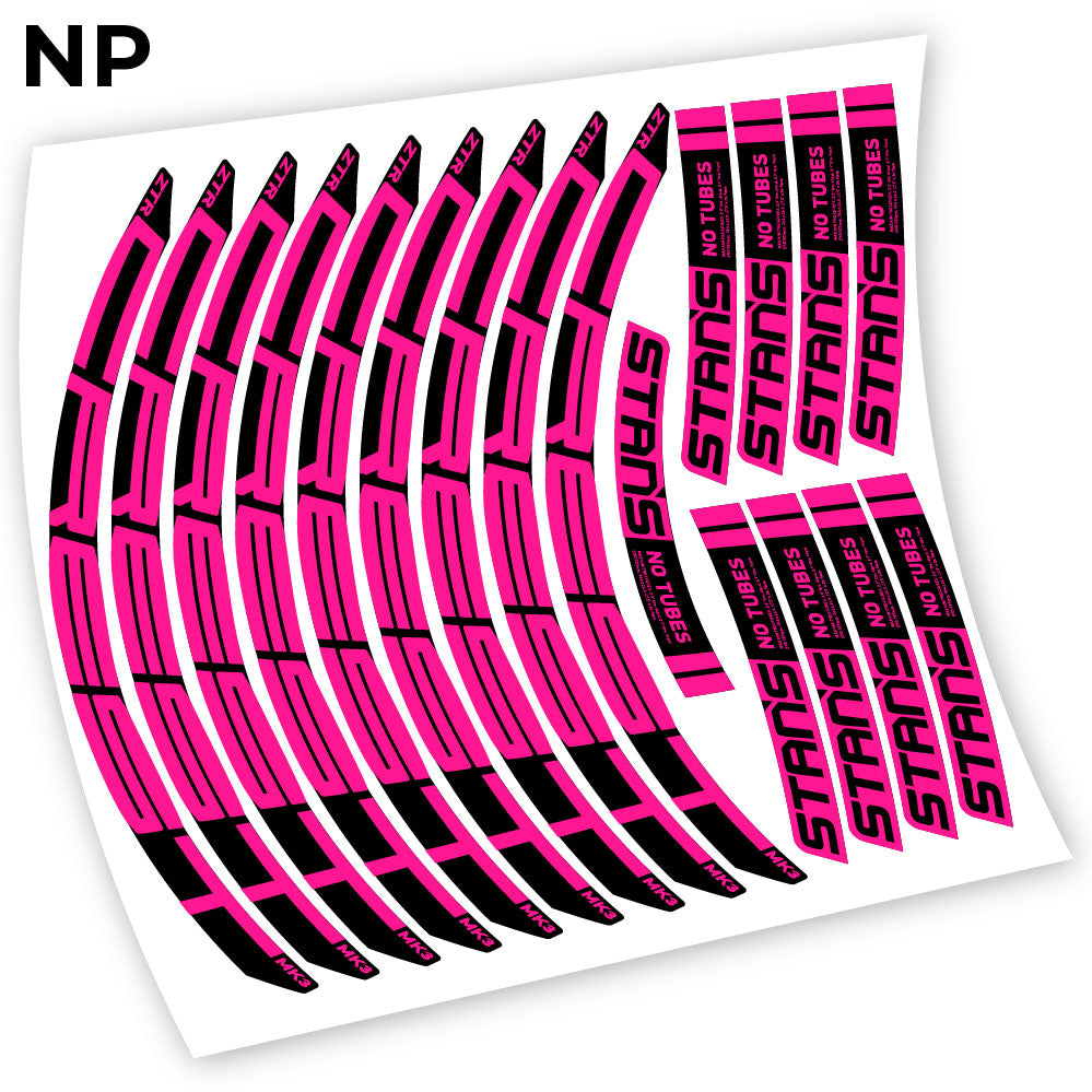 Autocollant, Notubes ZTR Crest MK3 2018, autocollant Mountain Wheel Vélos Vinyle