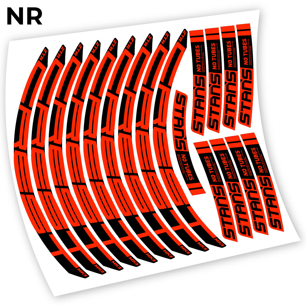Autocollant, Notubes ZTR Crest MK3 2018, autocollant Mountain Wheel Vélos Vinyle