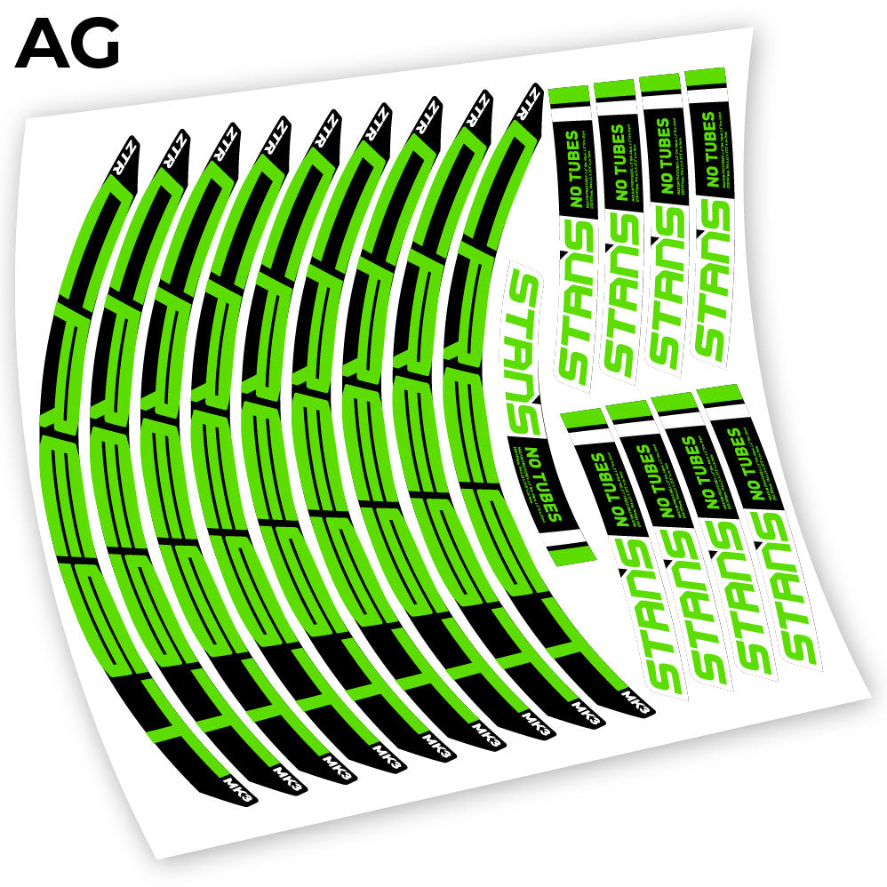 Autocollant, Notubes ZTR Crest MK3 2018, autocollant Mountain Wheel Vélos Vinyle