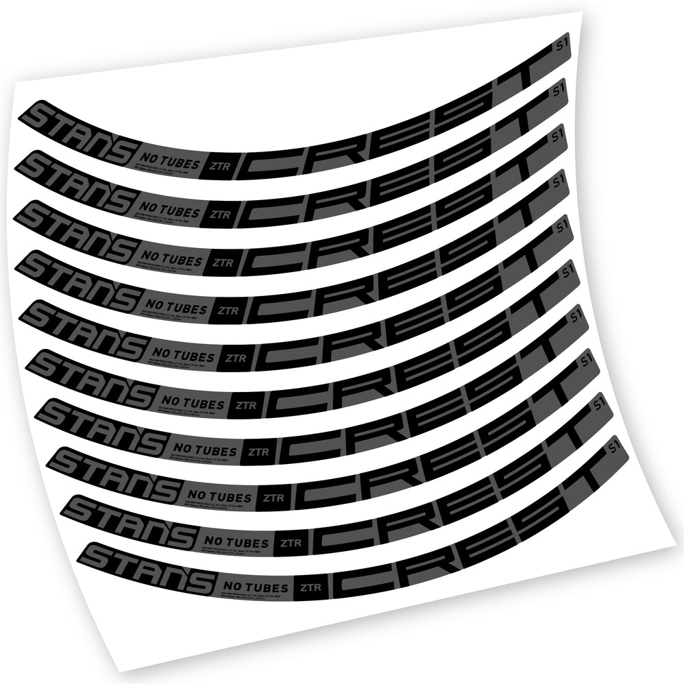 Autocollants, Stans Notubes ZTR Crest S1 2021, Roues VTT, Vélo vinyle sticker