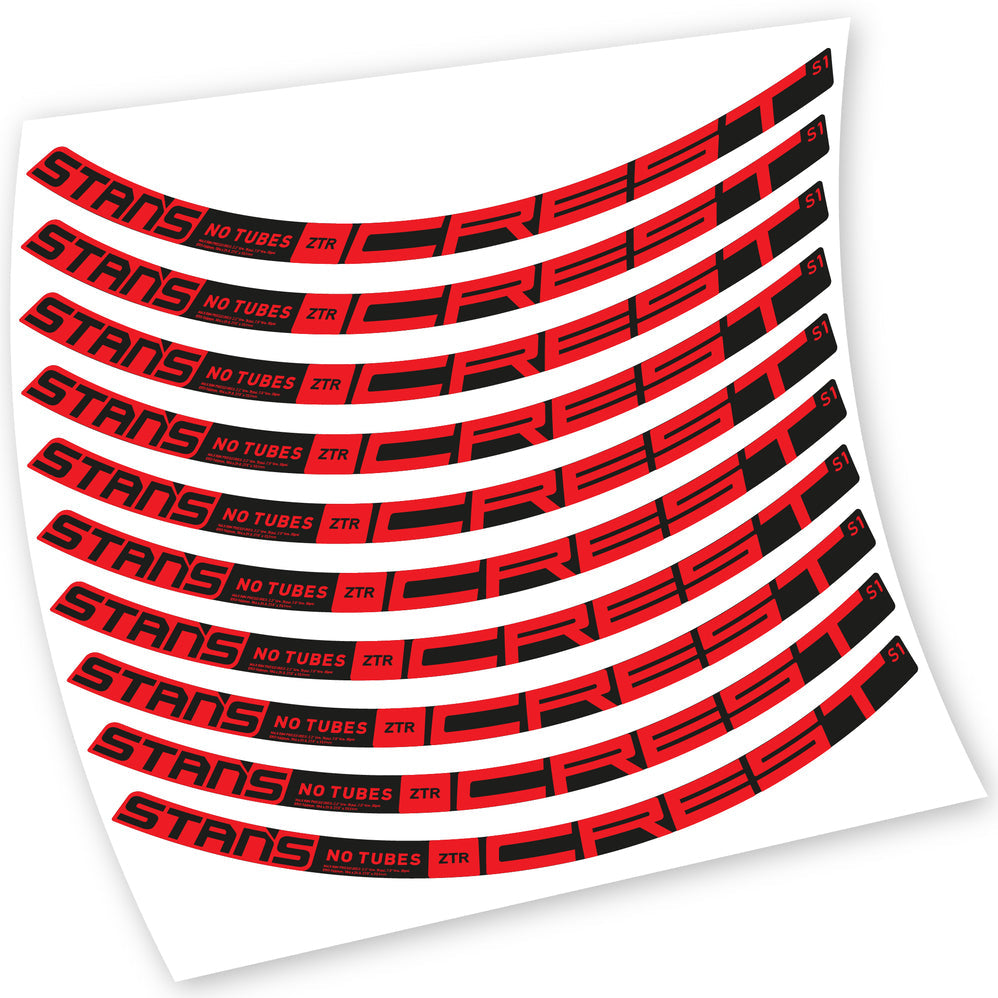 Autocollants, Stans Notubes ZTR Crest S1 2021, Roues VTT, Vélo vinyle sticker