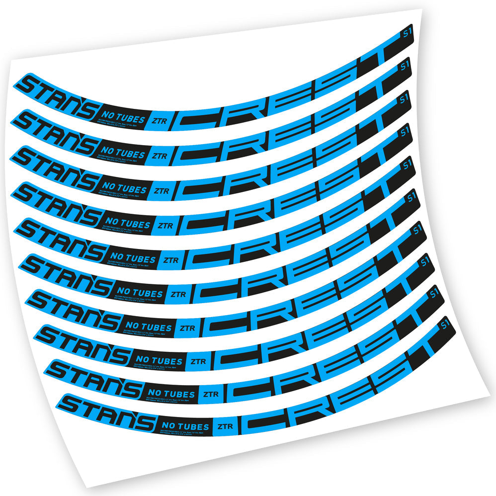 Autocollants, Stans Notubes ZTR Crest S1 2021, Roues VTT, Vélo vinyle sticker