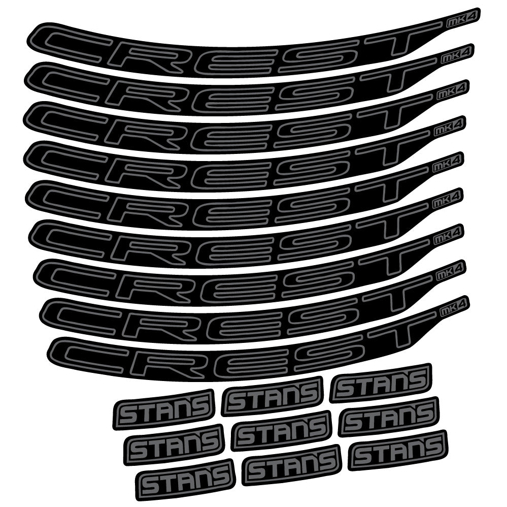 Autocollant Stans Crest MK4 Ver.1, Roues VTT 29, Autocollant Vélo vinyle