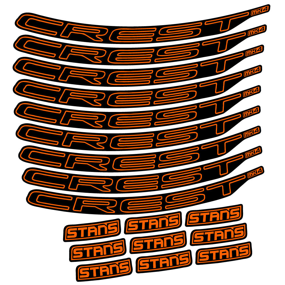 Autocollant Stans Crest MK4 Ver.1, Roues VTT 29, Autocollant Vélo vinyle