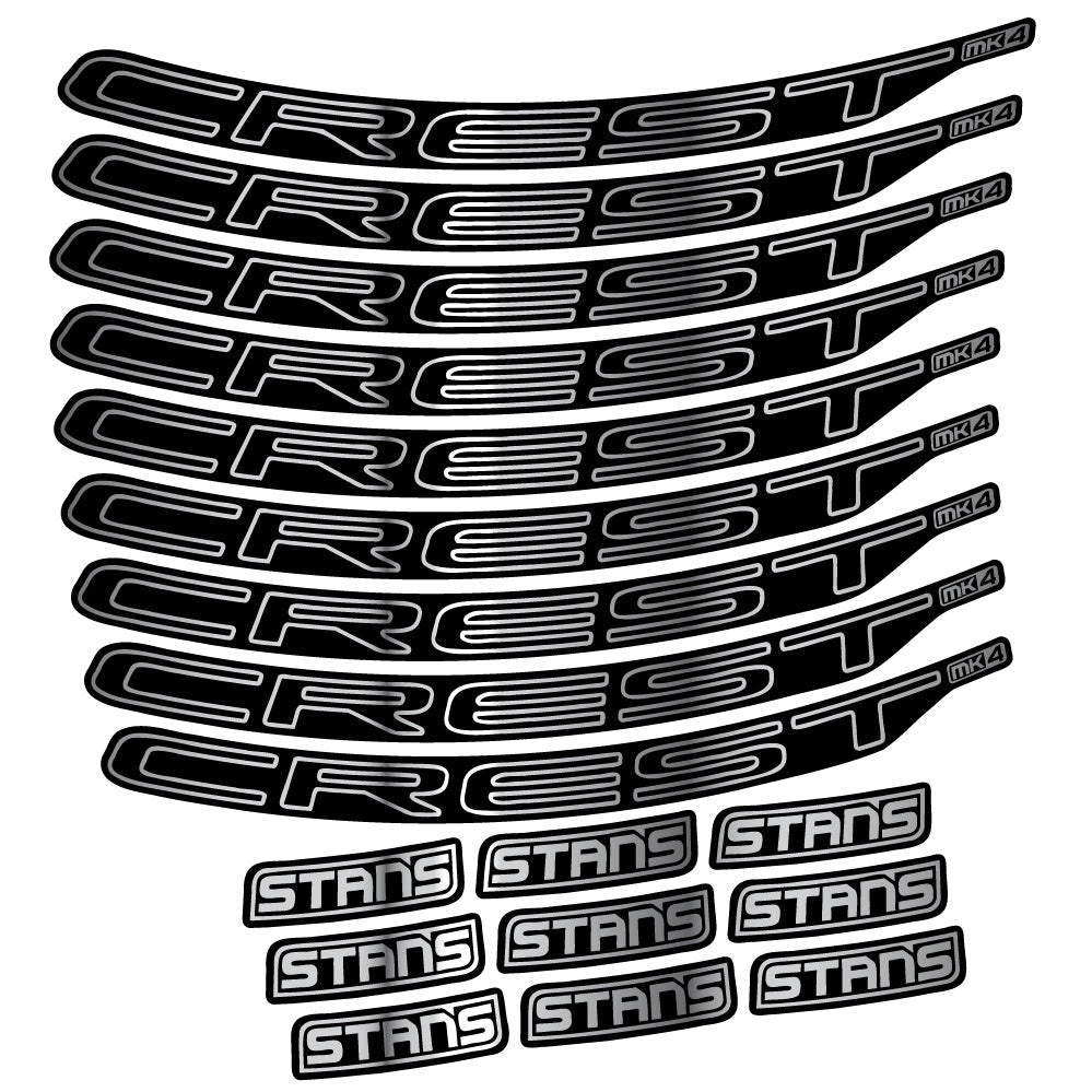 Autocollant Stans Crest MK4 Ver.1, Roues VTT 29, Autocollant Vélo vinyle