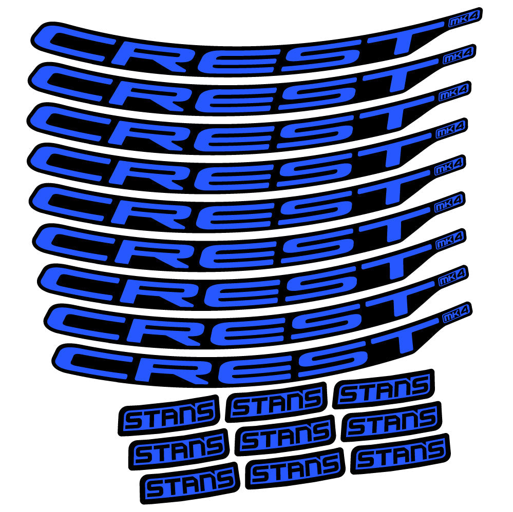 Autocollant Stans Crest MK4 Ver.2, Roues VTT 29, Autocollant Vélo vinyle