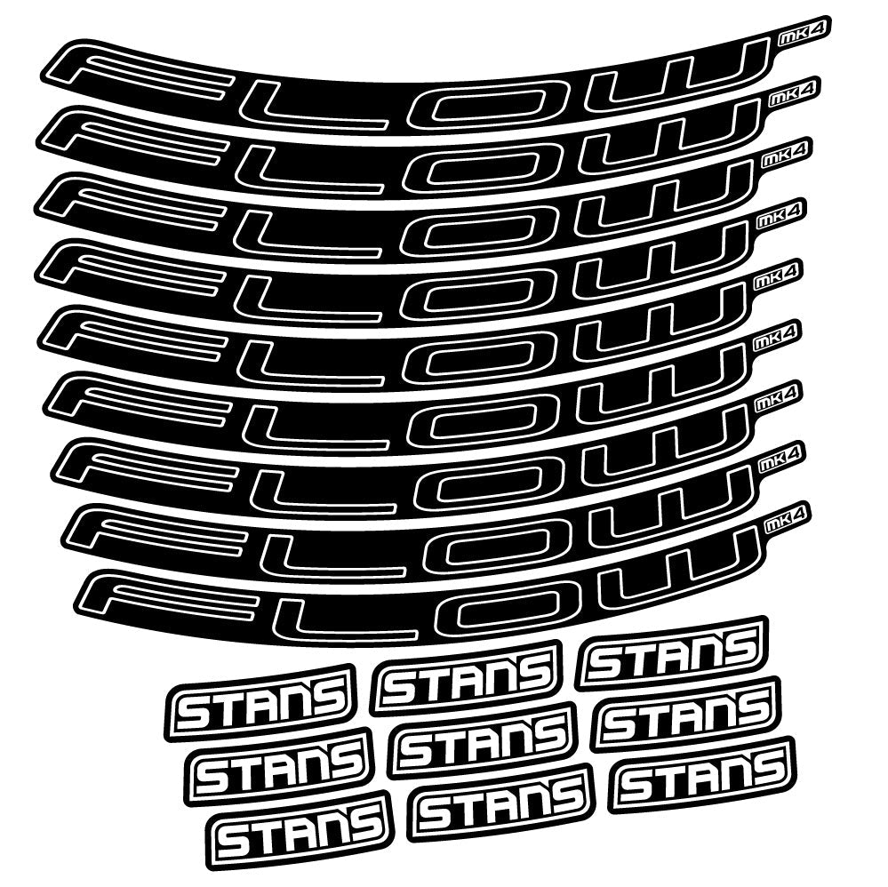 Autocollant Stans Flow MK4 Ver.1, Roues VTT 29, Autocollant Vélo vinyle