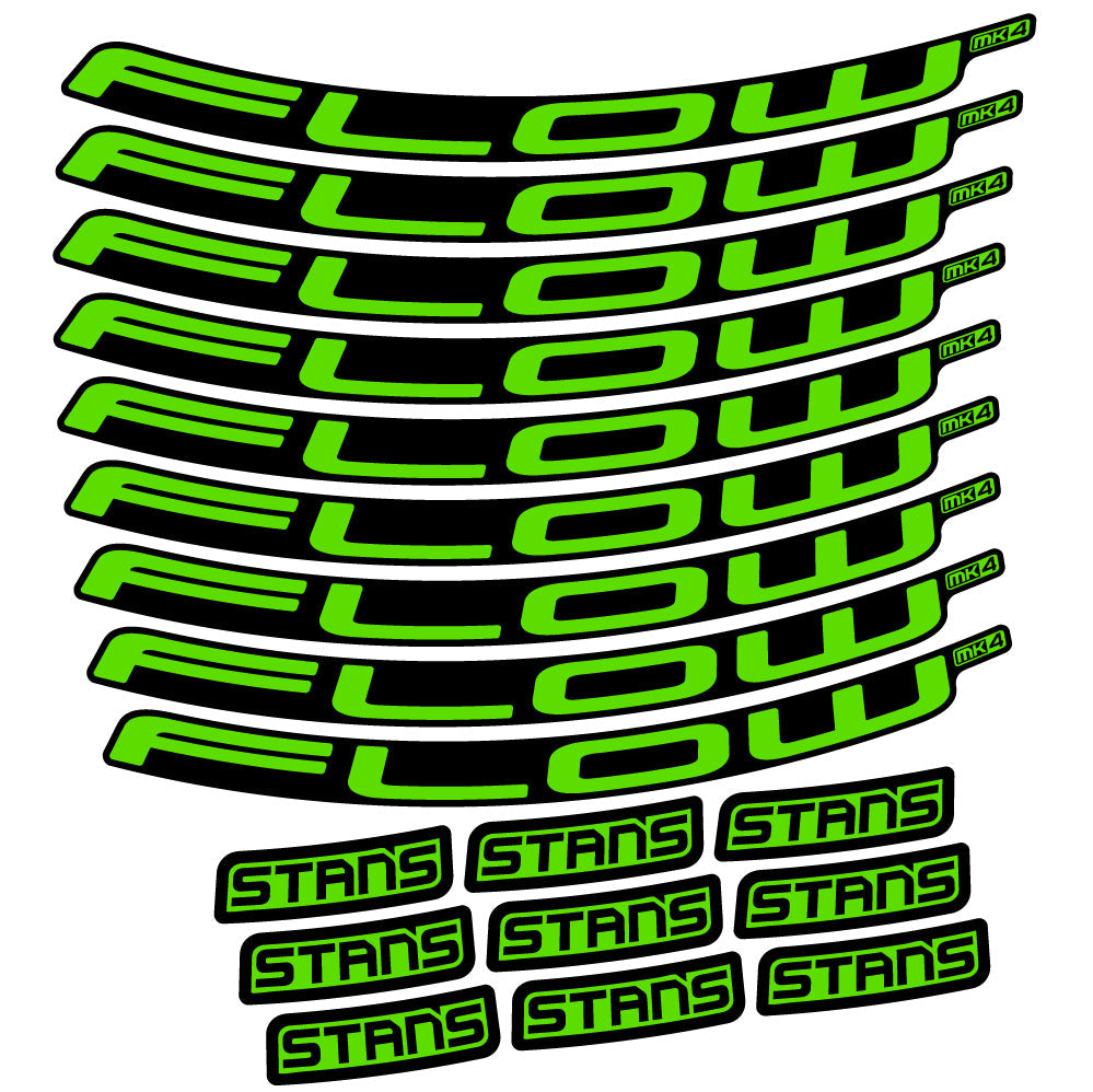 Autocollant Stans Flow MK4 Ver.2, Roues VTT 29, Autocollant Vélo vinyle