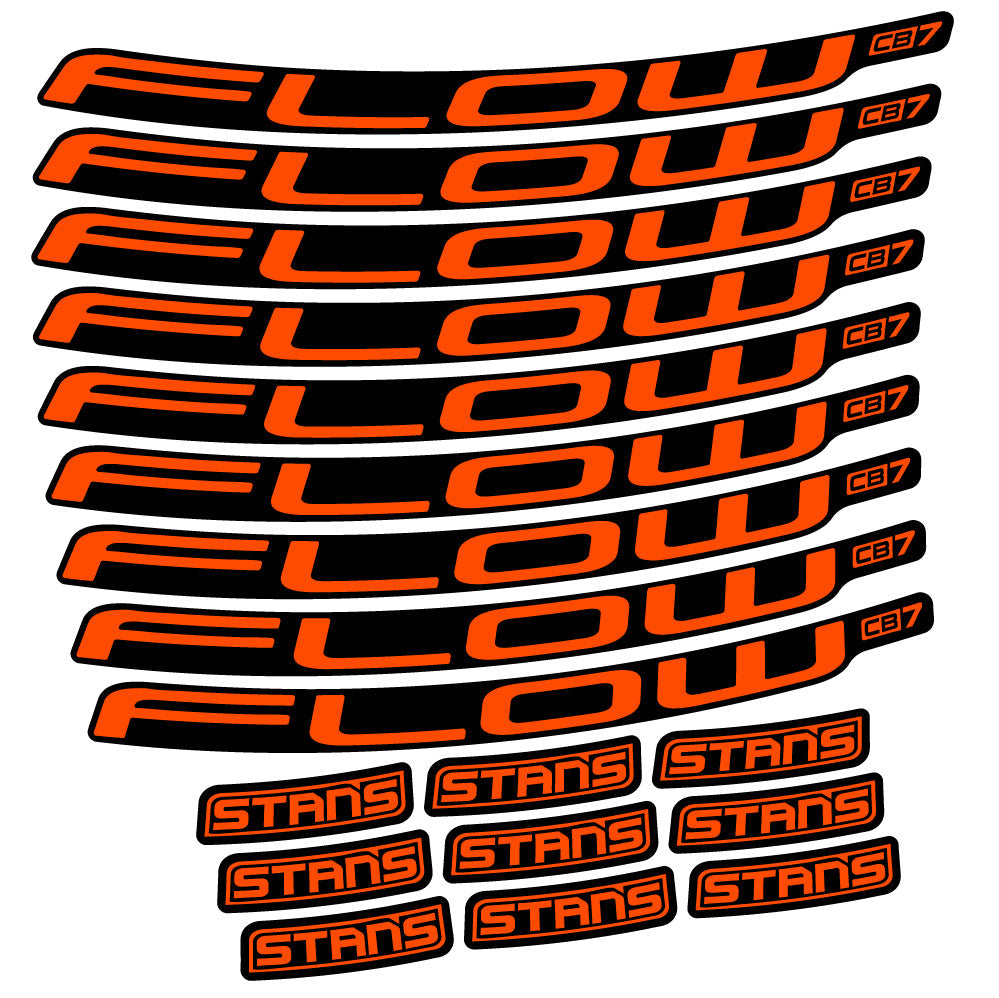 Autocollant Stans Flow CB7 Ver.2, Roues VTT 29, Autocollant Vélo vinyle