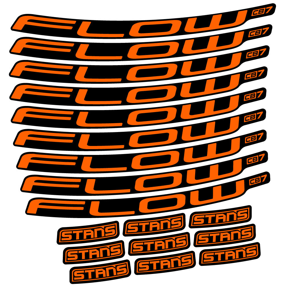 Autocollant Stans Flow CB7 Ver.2, Roues VTT 29, Autocollant Vélo vinyle