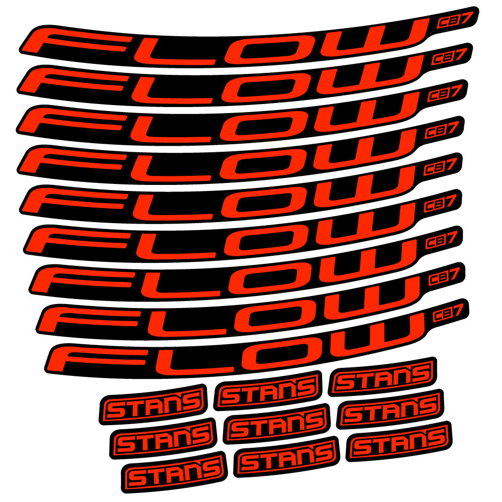 Autocollant Stans Flow CB7 Ver.2, Roues VTT 29, Autocollant Vélo vinyle