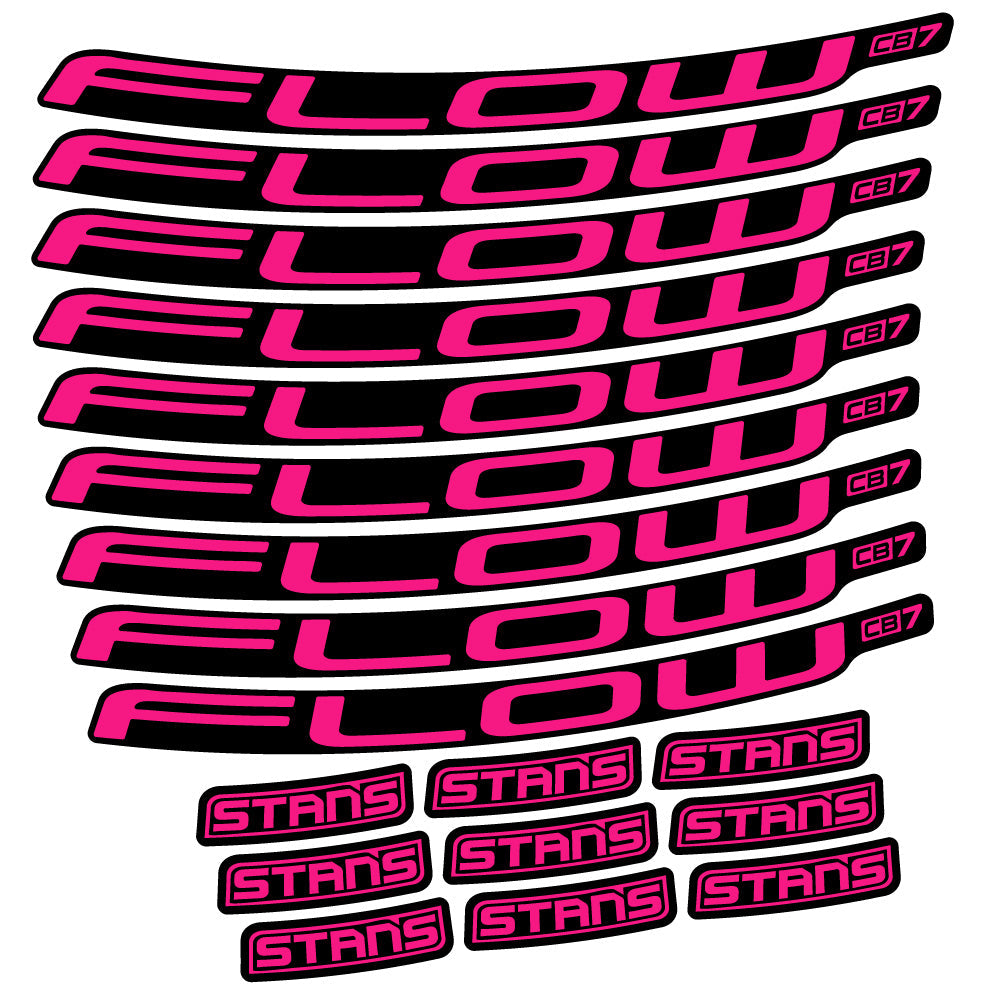 Autocollant Stans Flow CB7 Ver.2, Roues VTT 29, Autocollant Vélo vinyle