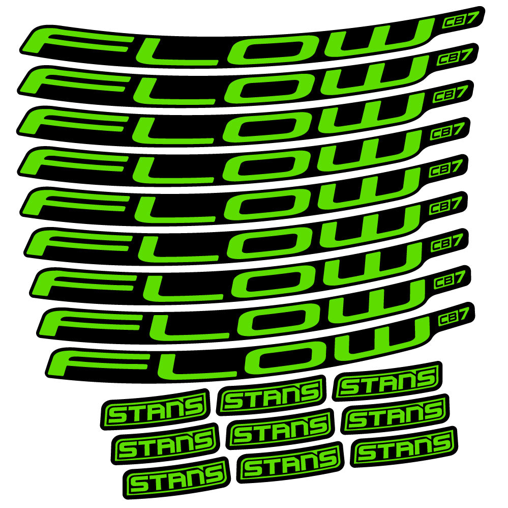 Autocollant Stans Flow CB7 Ver.2, Roues VTT 29, Autocollant Vélo vinyle