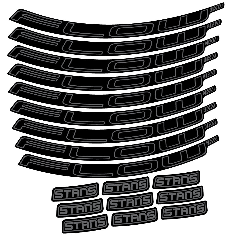 Autocollant Stans Flow EX3 Ver.1, Roues VTT 29, Autocollant Vélo vinyle