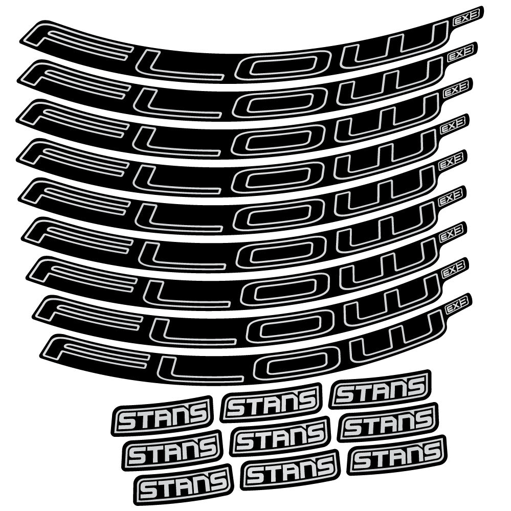 Autocollant Stans Flow EX3 Ver.1, Roues VTT 29, Autocollant Vélo vinyle