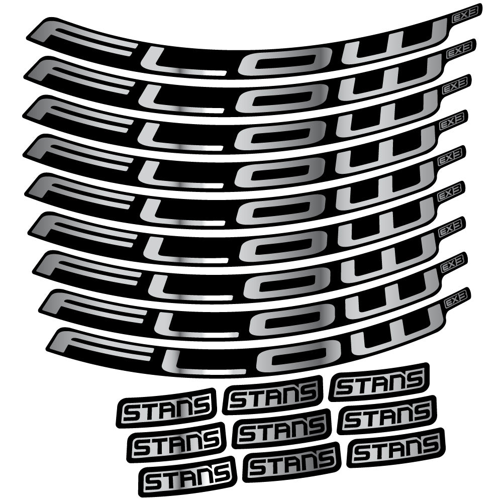 Autocollant Stans Flow EX3 Ver.2, Roues VTT 29, Autocollant Vélo vinyle