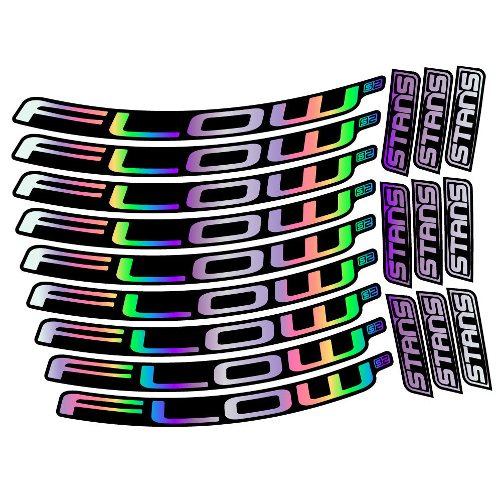 Autocollant Stans Flow S2, Roues VTT 29, Autocollant Vélo vinyle