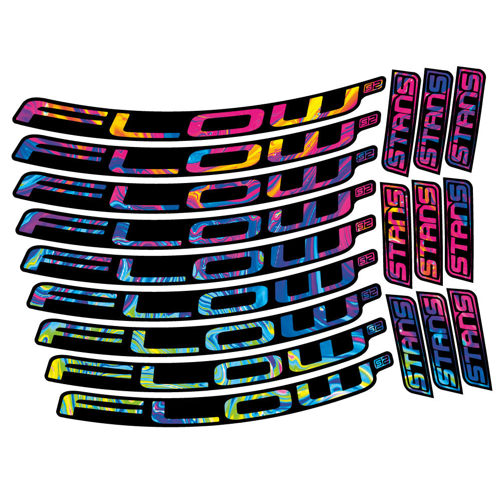 Autocollant Stans Flow S2, Roues VTT 29, Autocollant Vélo vinyle