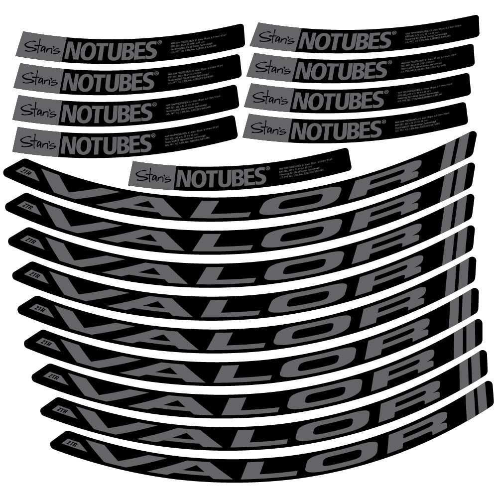 Autocollant Stans Notubes ZTR Valor, Roues VTT 29, Vélo vinyle autocollant