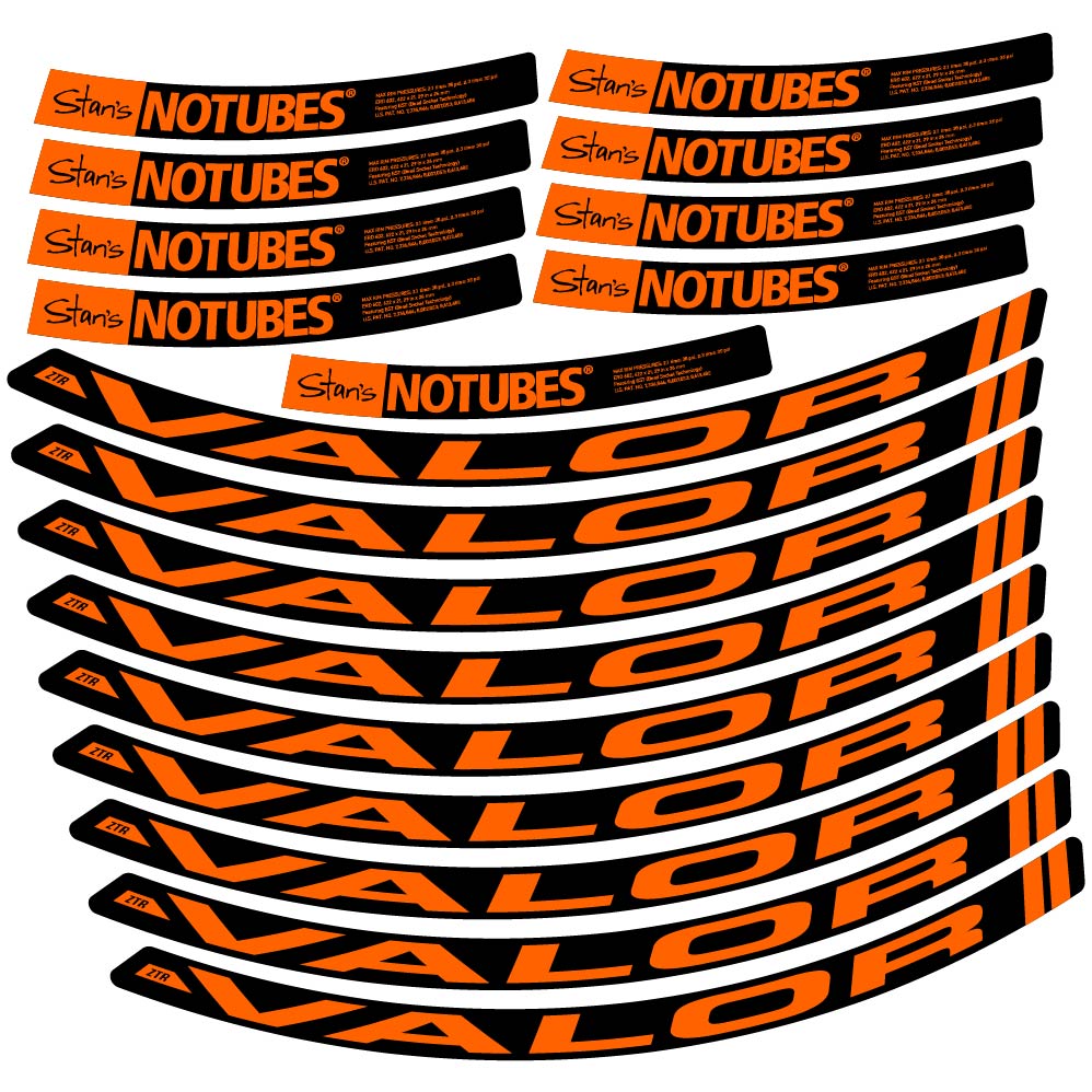 Autocollant Stans Notubes ZTR Valor, Roues VTT 29, Vélo vinyle autocollant