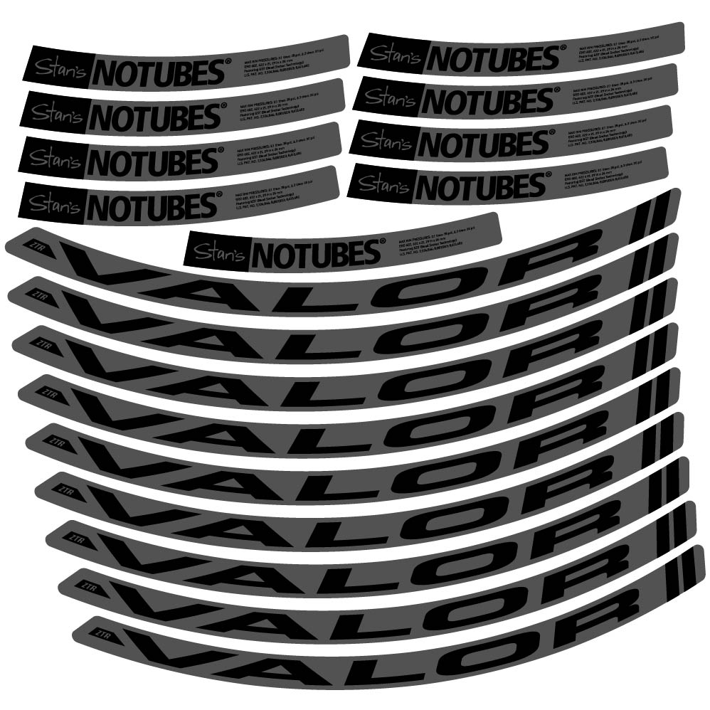 Autocollant Stans Notubes ZTR Valor, Roues VTT 29, Vélo vinyle autocollant