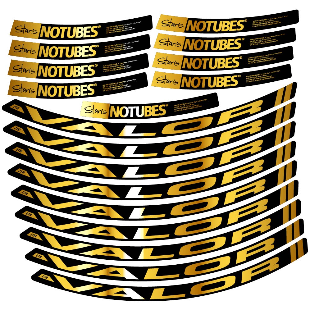 Autocollant Stans Notubes ZTR Valor, Roues VTT 29, Vélo vinyle autocollant