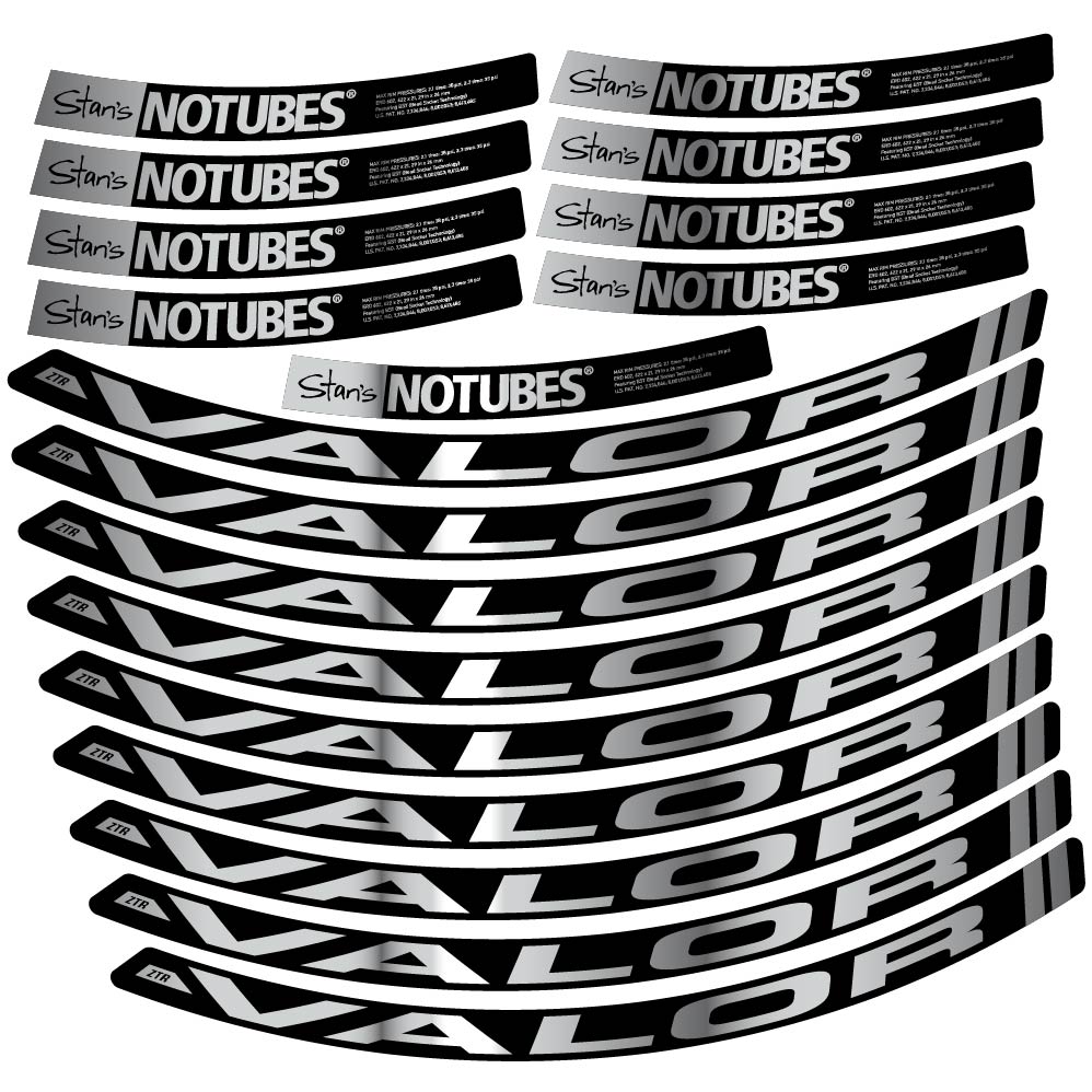 Autocollant Stans Notubes ZTR Valor, Roues VTT 29, Vélo vinyle autocollant