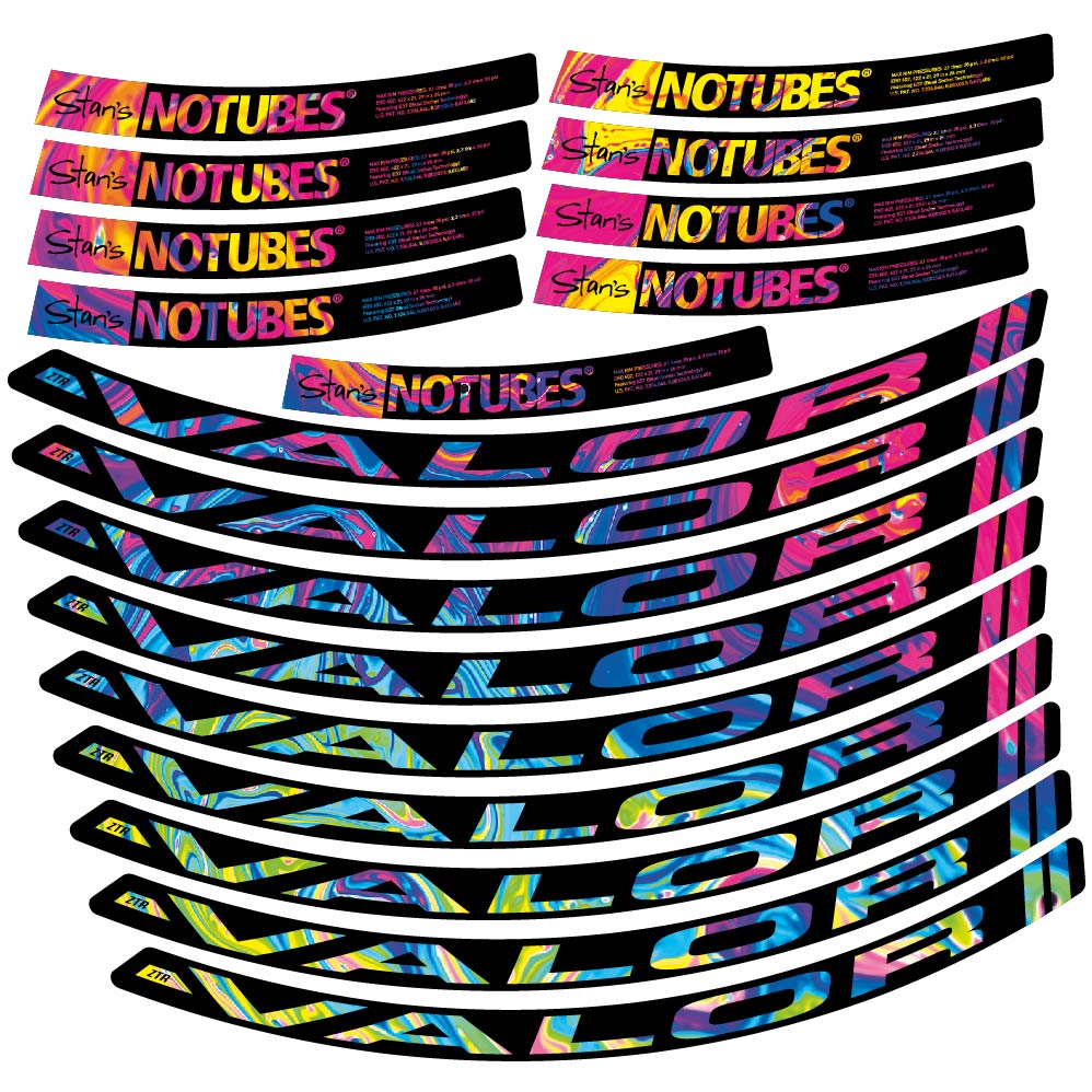 Autocollant Stans Notubes ZTR Valor, Roues VTT 29, Vélo vinyle autocollant