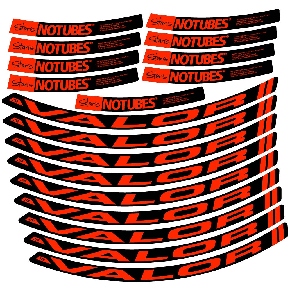 Autocollant Stans Notubes ZTR Valor, Roues VTT 29, Vélo vinyle autocollant
