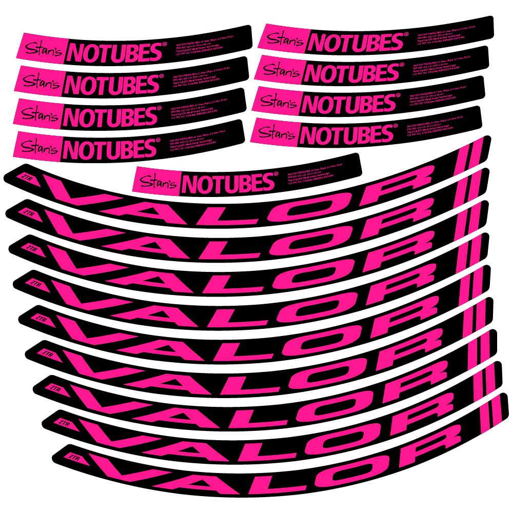 Autocollant Stans Notubes ZTR Valor, Roues VTT 29, Vélo vinyle autocollant