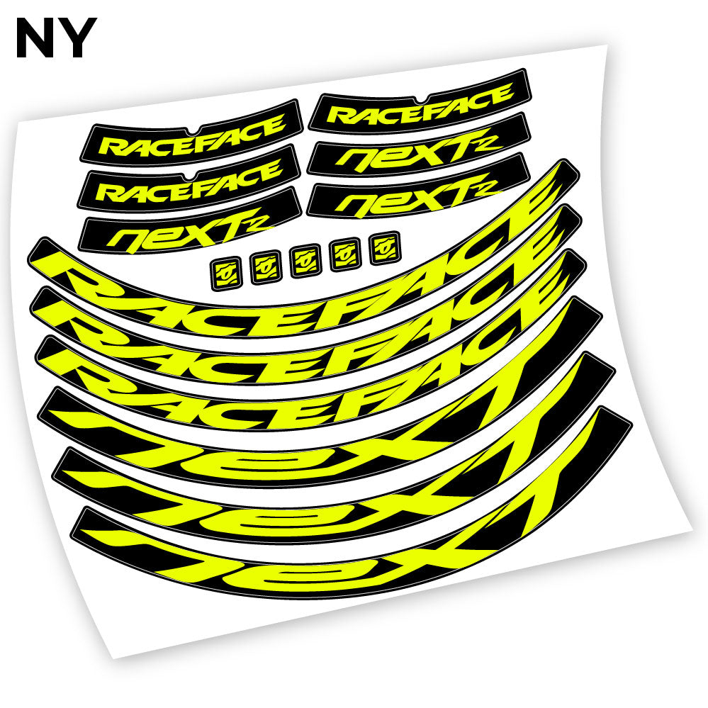 Autocollant RaceFace Next R, Mountain Wheel Vélos, autocollant vinyle