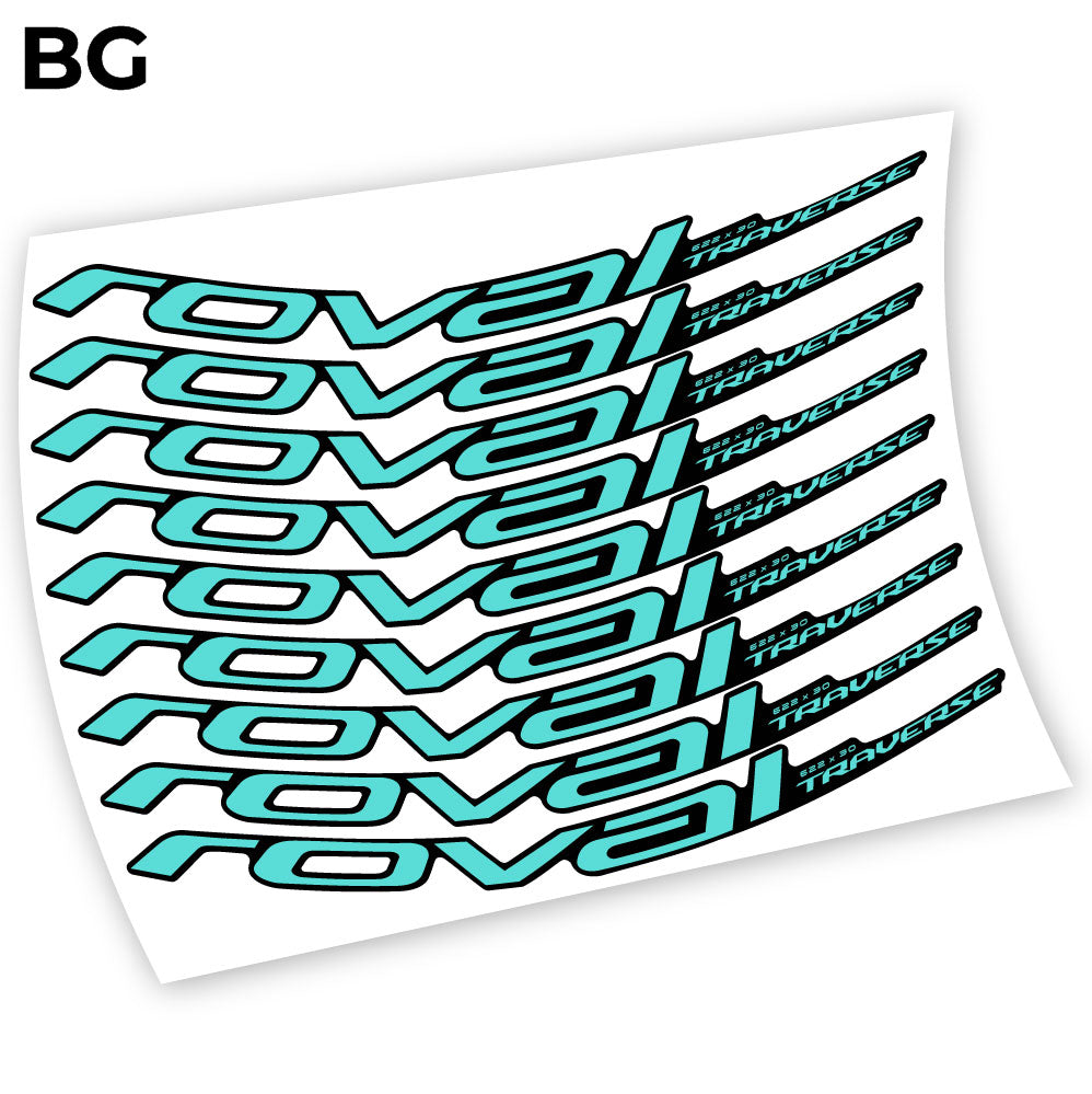 Autocollant, Roval Traverse Alloy 2019, Mountain Wheel Vélos Vinyle sticker