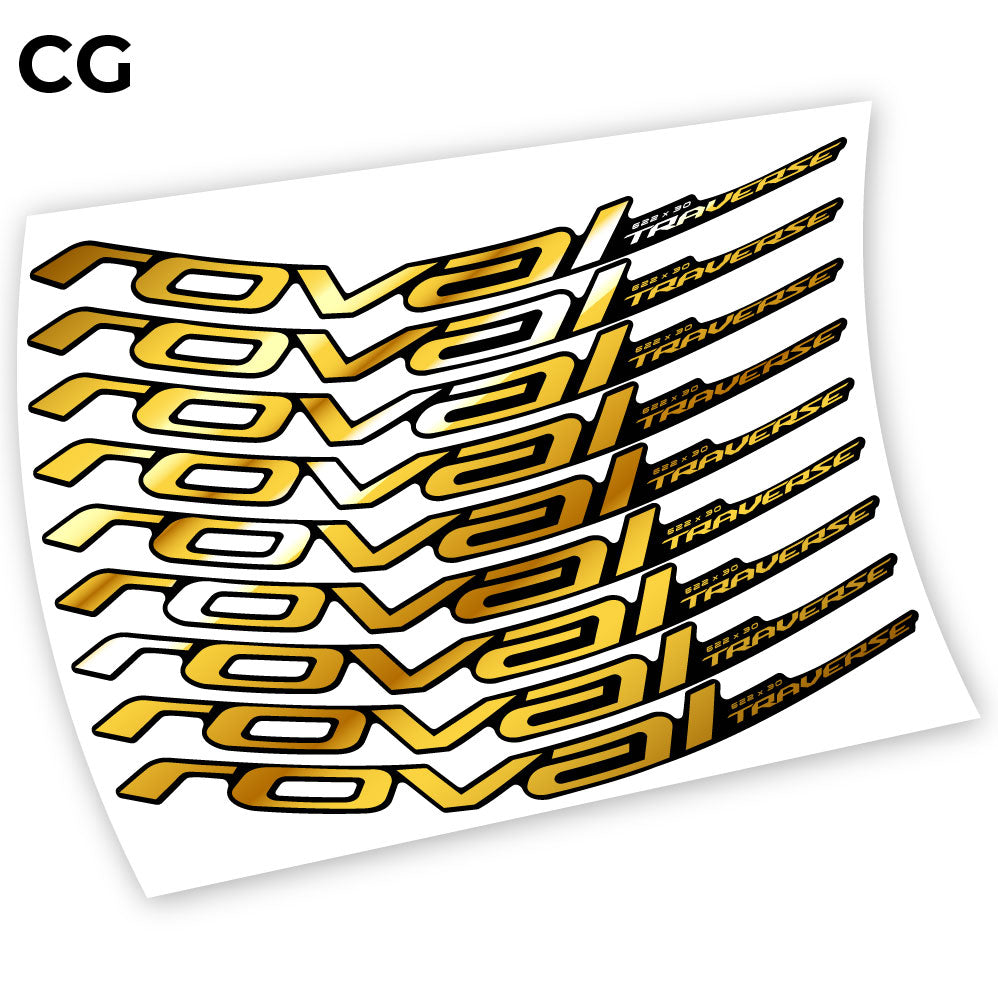 Autocollant, Roval Traverse Alloy 2019, Mountain Wheel Vélos Vinyle sticker