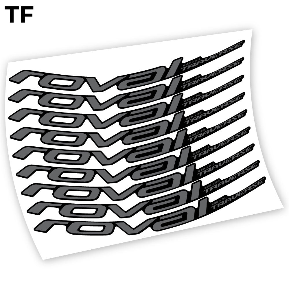 Autocollant, Roval Traverse Alloy 2019, Mountain Wheel Vélos Vinyle sticker