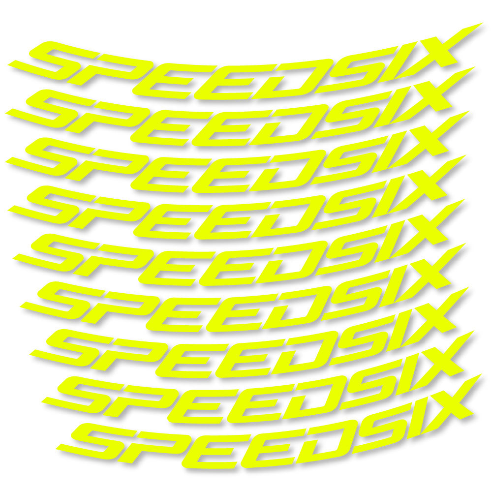 Autocollant Speedsix, Roues VTT 29, Autocollant Vélo vinyle