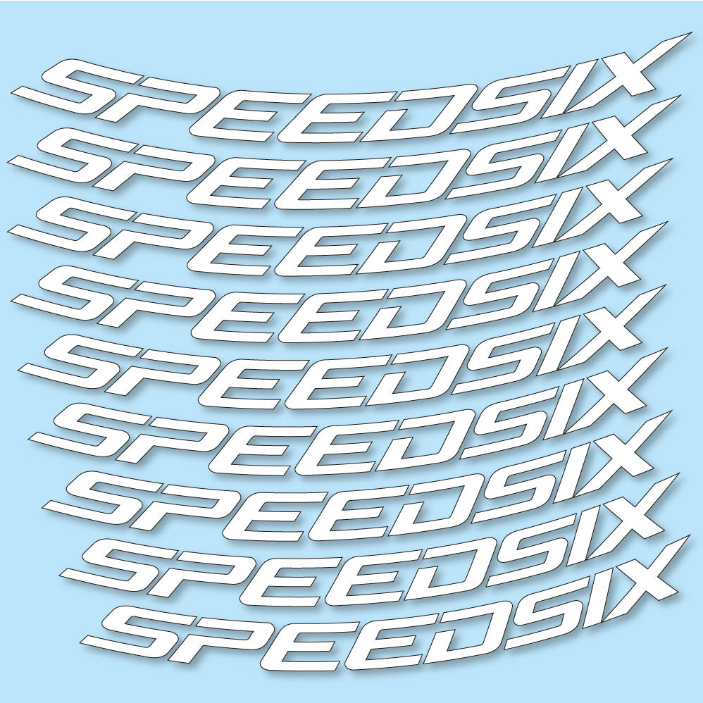 Autocollant Speedsix, Roues VTT 29, Autocollant Vélo vinyle