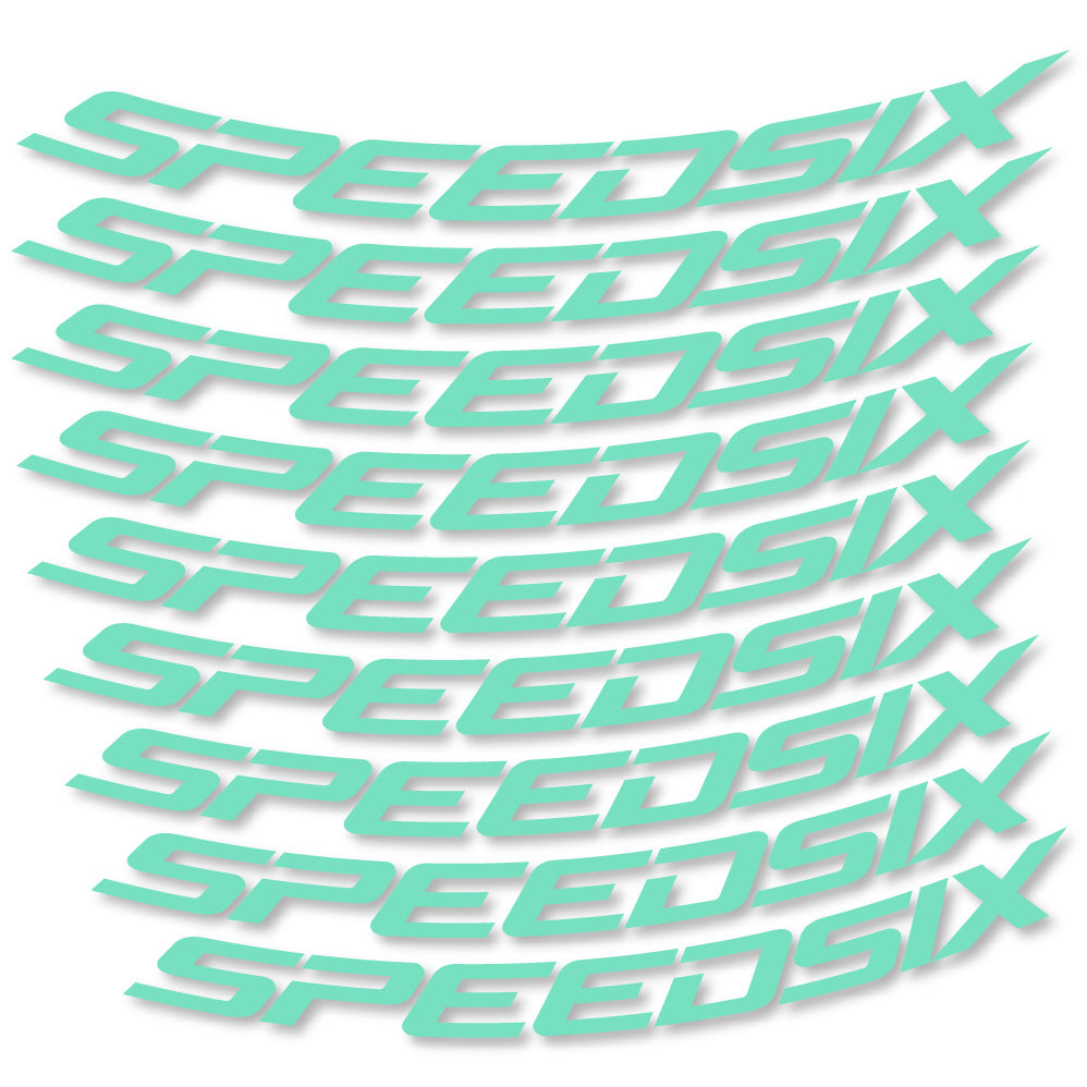 Autocollant Speedsix, Roues VTT 29, Autocollant Vélo vinyle