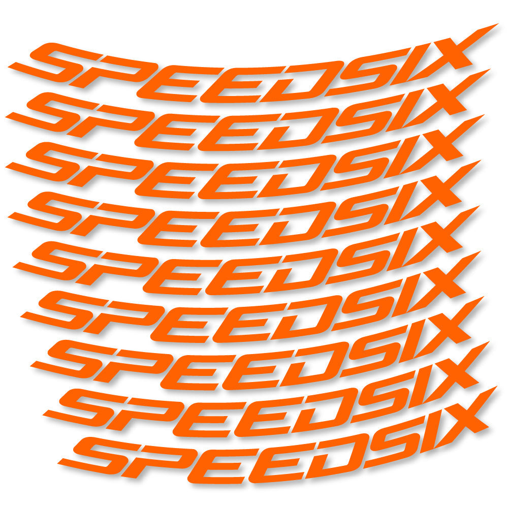 Autocollant Speedsix, Roues VTT 29, Autocollant Vélo vinyle