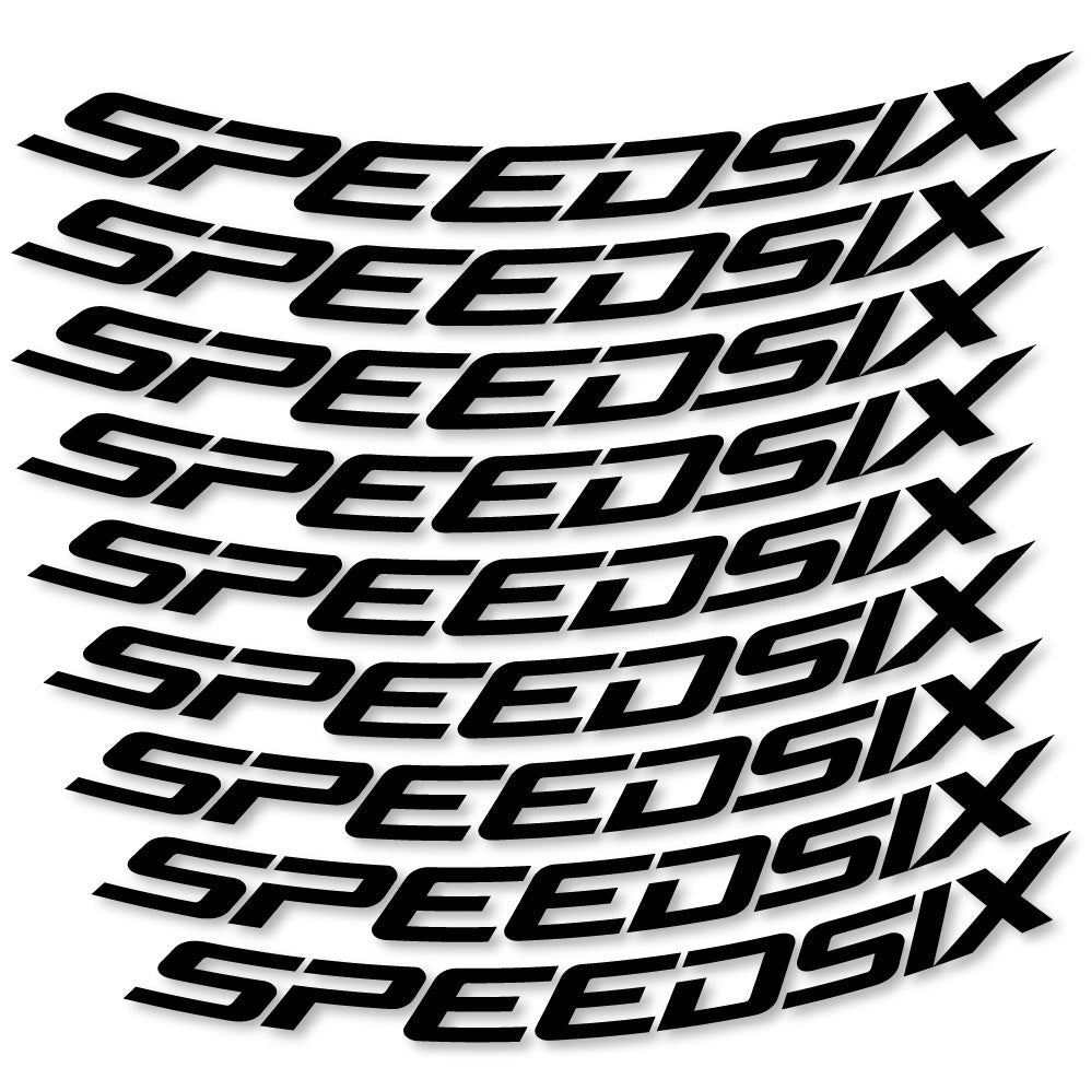 Autocollant Speedsix, Roues VTT 29, Autocollant Vélo vinyle