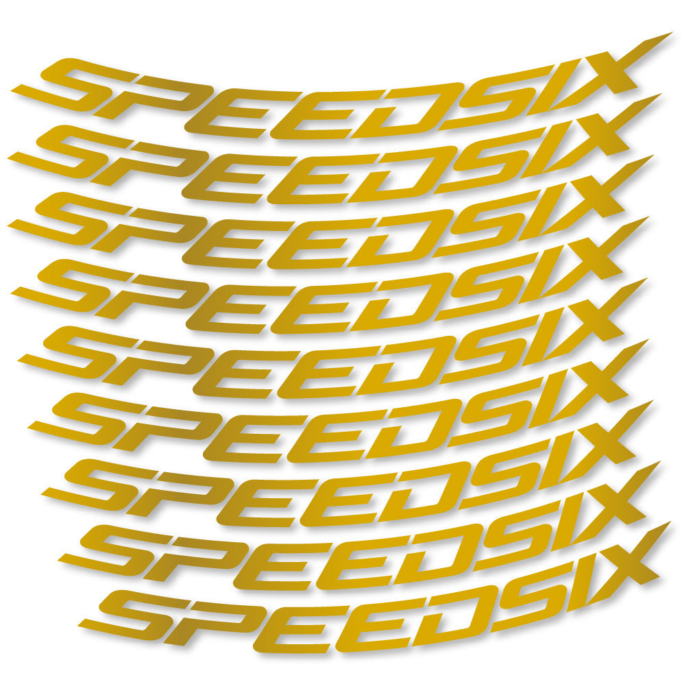Autocollant Speedsix, Roues VTT 29, Autocollant Vélo vinyle