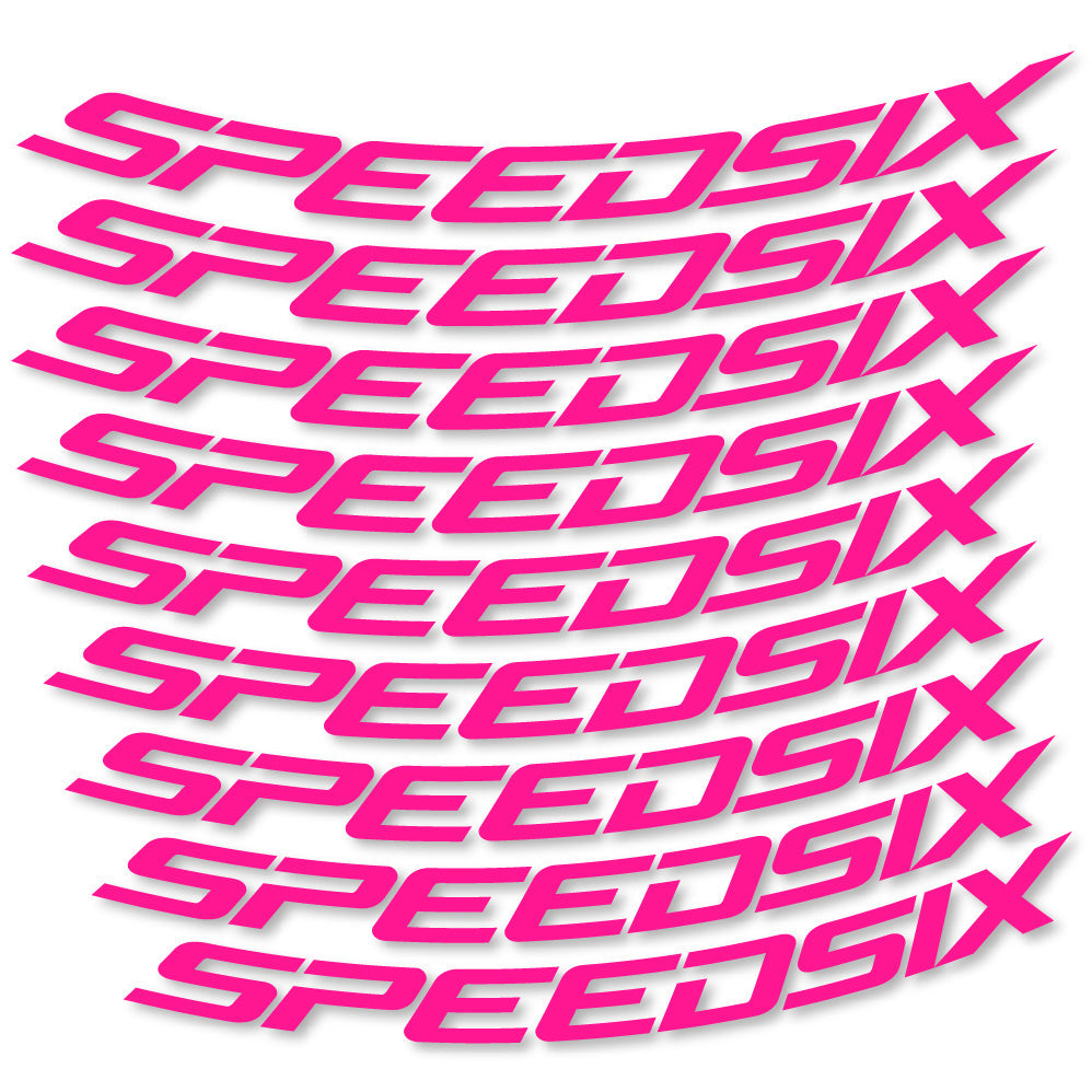 Autocollant Speedsix, Roues VTT 29, Autocollant Vélo vinyle