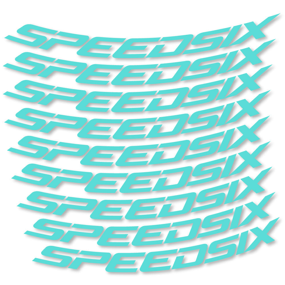 Autocollant Speedsix, Roues VTT 29, Autocollant Vélo vinyle