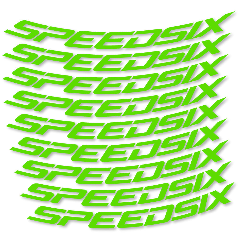 Autocollant Speedsix, Roues VTT 29, Autocollant Vélo vinyle