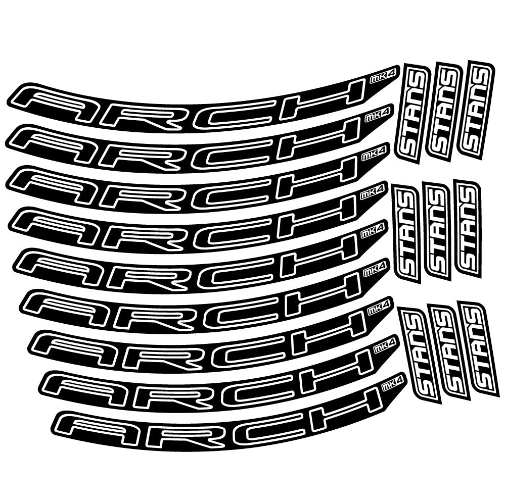 Autocollant Stans Arch MK4 2021, Roues VTT 29, Autocollant Vélo vinyle