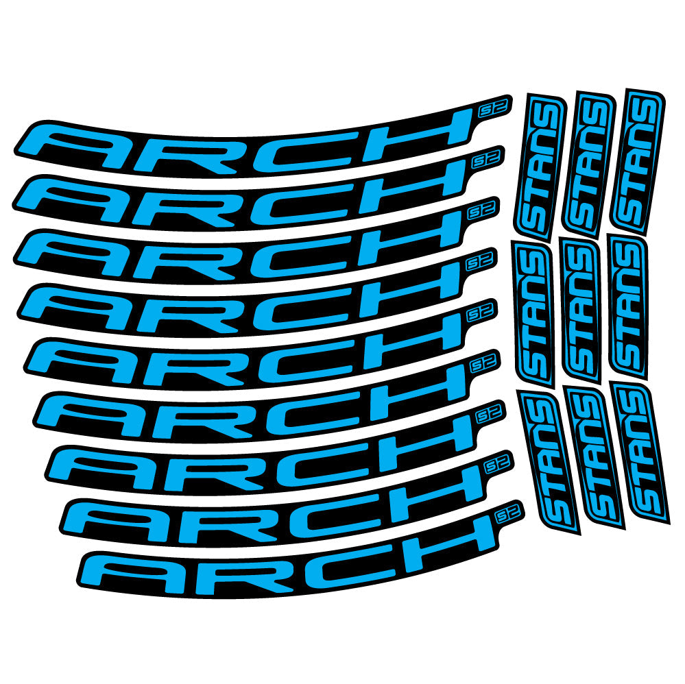 Autocollant Stans Arch S2 2021, Roues VTT 29, Autocollant Vélo vinyle