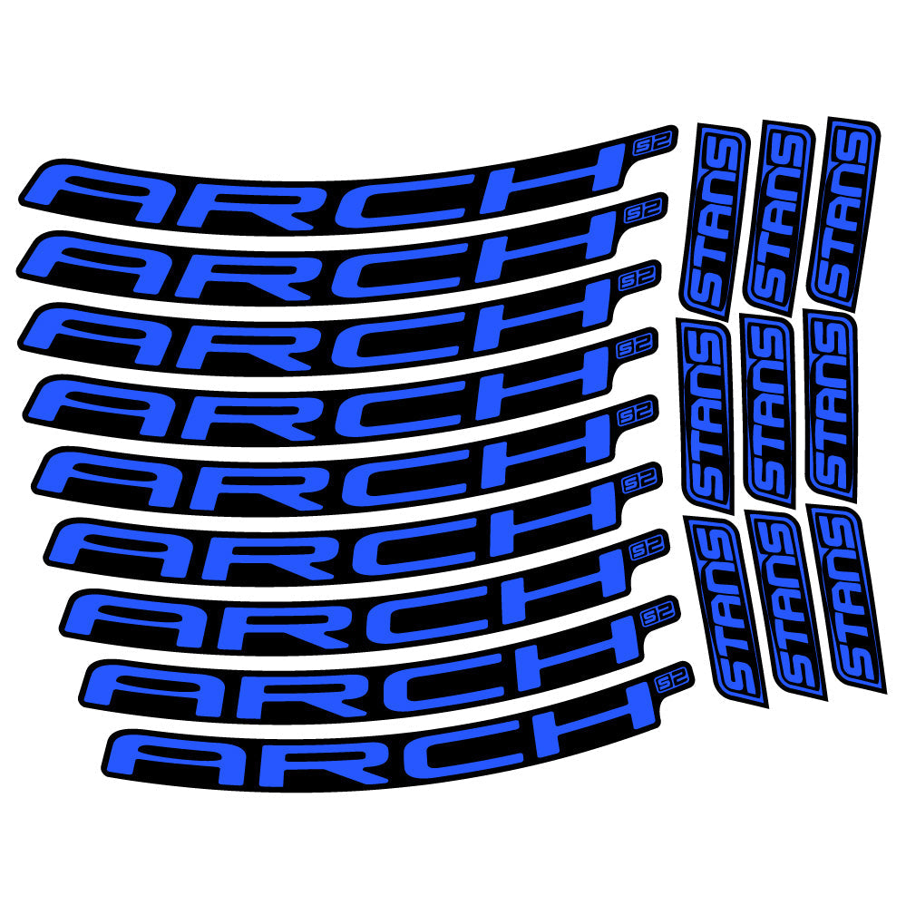 Autocollant Stans Arch S2 2021, Roues VTT 29, Autocollant Vélo vinyle