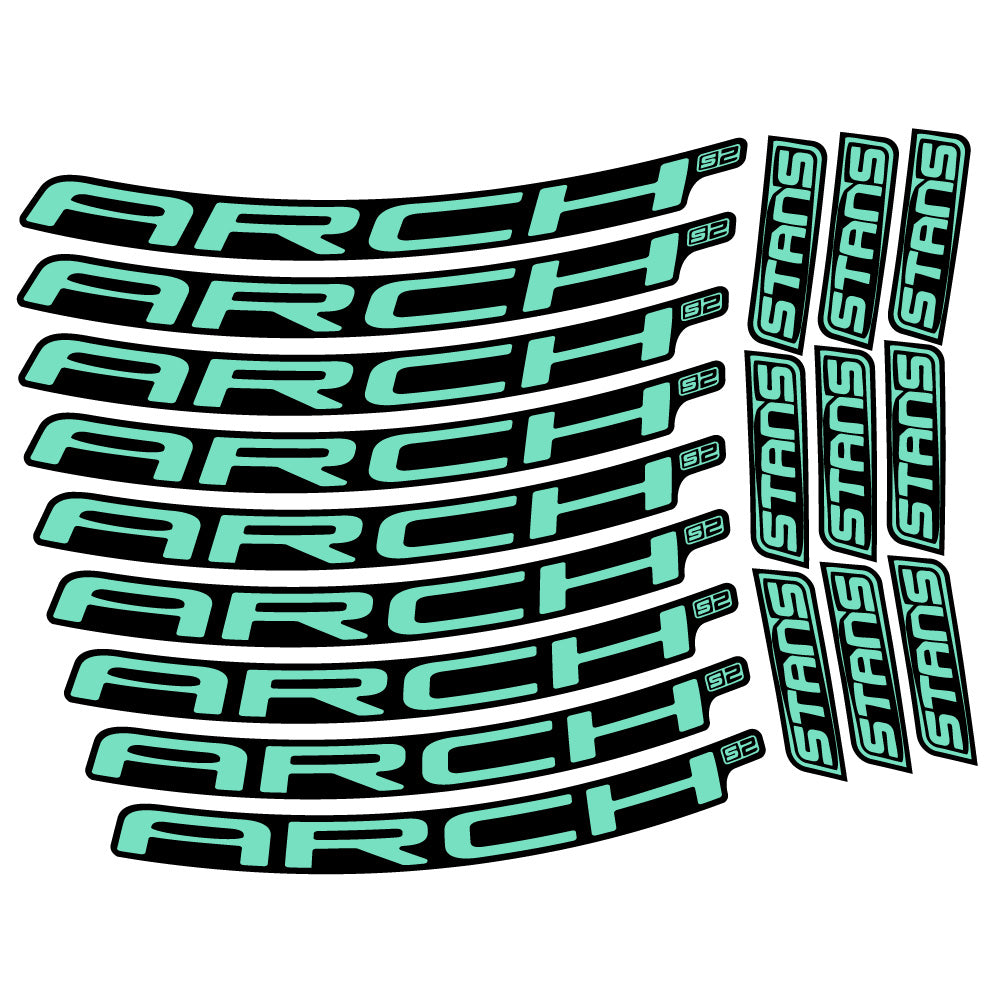 Autocollant Stans Arch S2 2021, Roues VTT 29, Autocollant Vélo vinyle