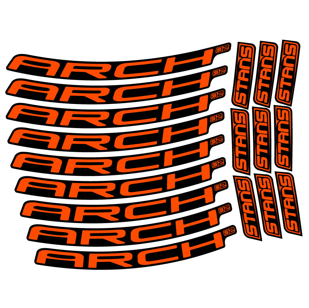 Autocollant Stans Arch S2 2021, Roues VTT 29, Autocollant Vélo vinyle