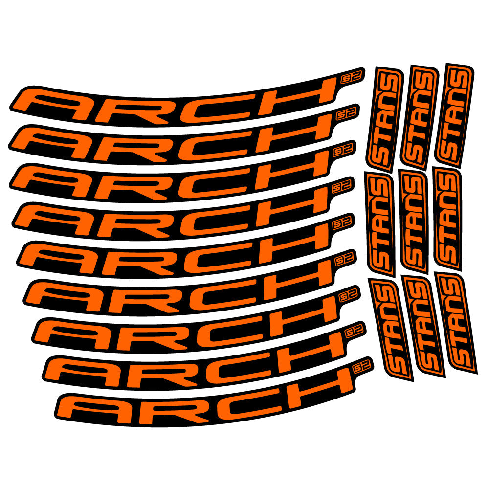 Autocollant Stans Arch S2 2021, Roues VTT 29, Autocollant Vélo vinyle
